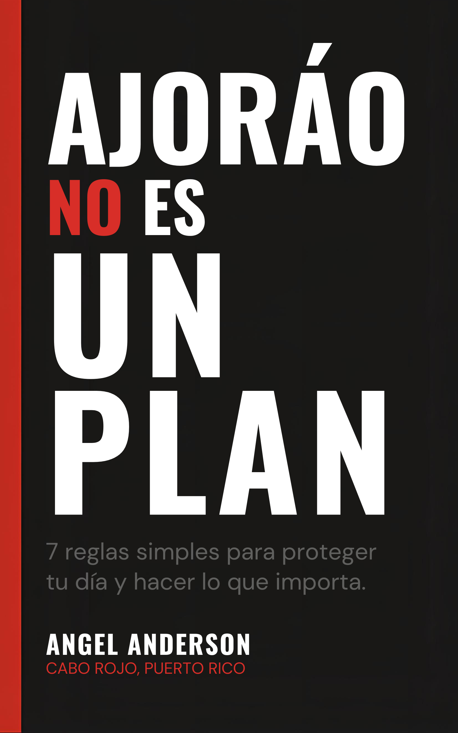 AJORAO NO ES UN PLAN - Cover