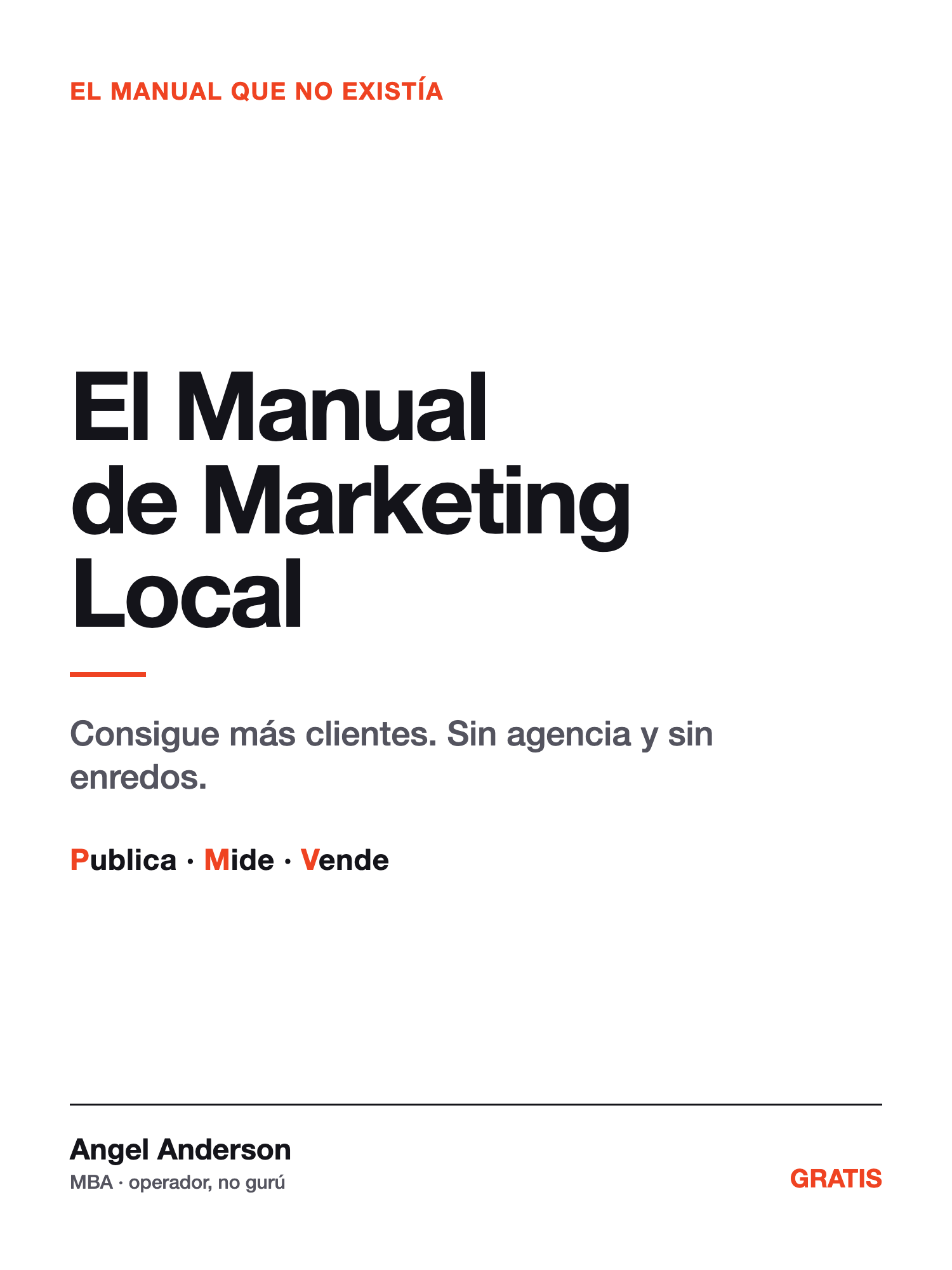 El Manual de Marketing Local — portada